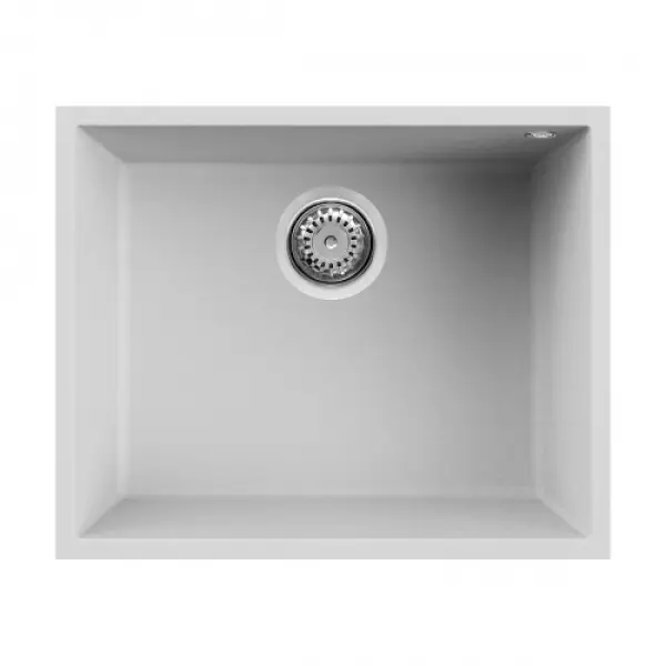 Reginox Quadra 105 Granite Undermount 600 Single Sink White