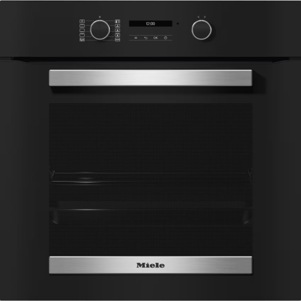 Miele H2465B Black Stainless Steel Single Oven 60cm