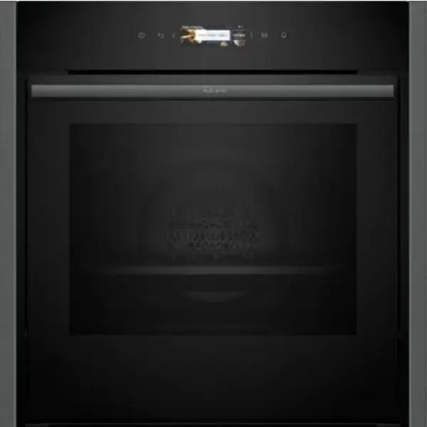 NEFF N70 B54CR71G0B Slide & Hide Single Pyrolytic Oven - Graphite Grey