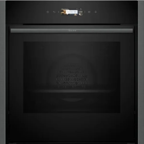 NEFF N70 B54CR71G0B Slide & Hide Single Pyrolytic Oven - Graphite Grey