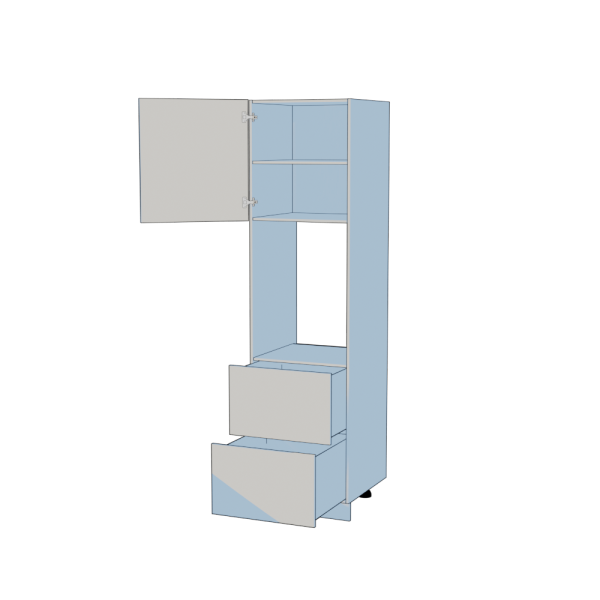  Tall Double Oven Housing with Drawers